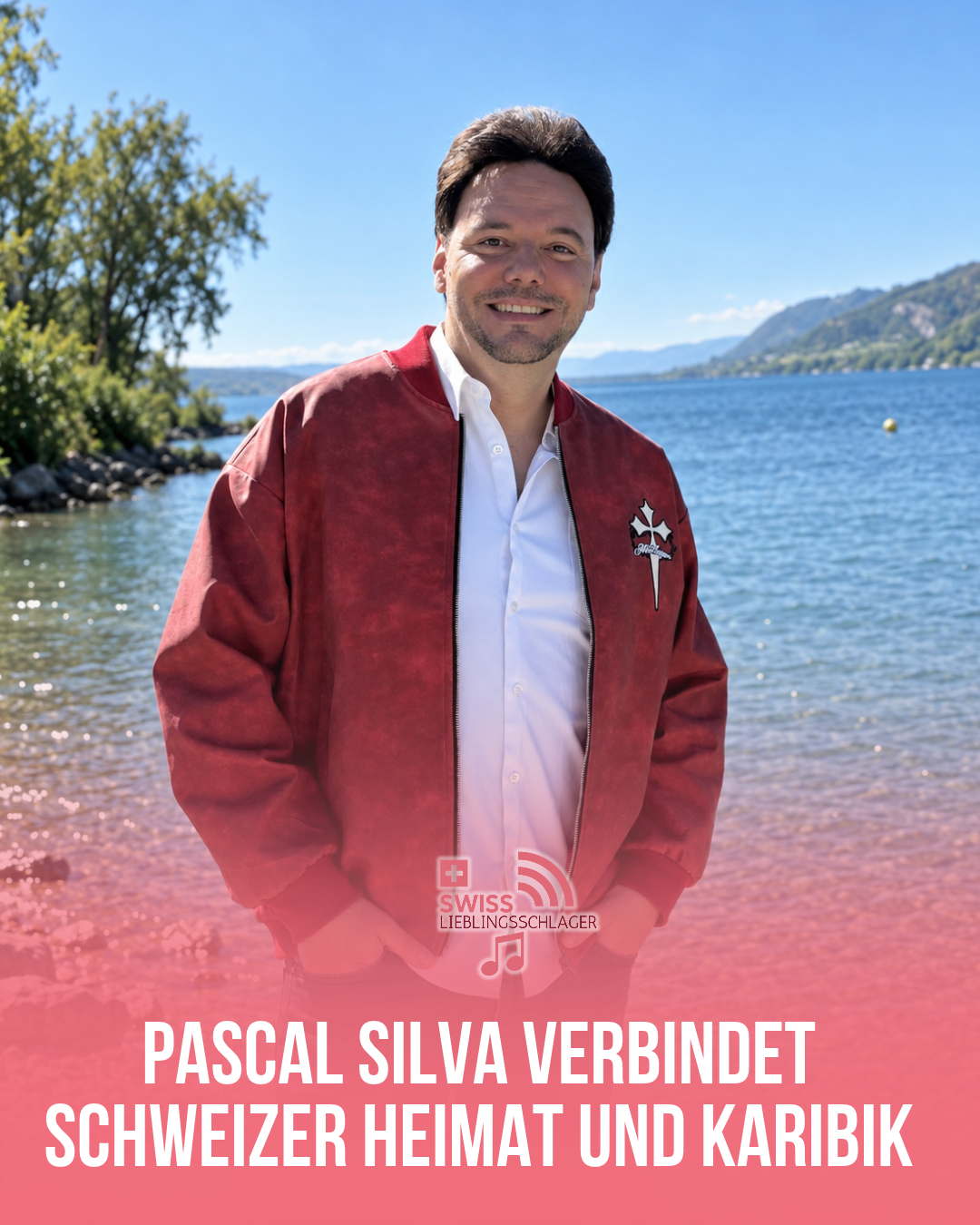 Pascal Silva am Bielersee