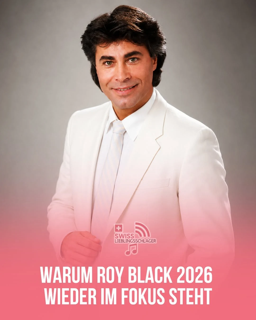 Porträt des Sängers Roy Black