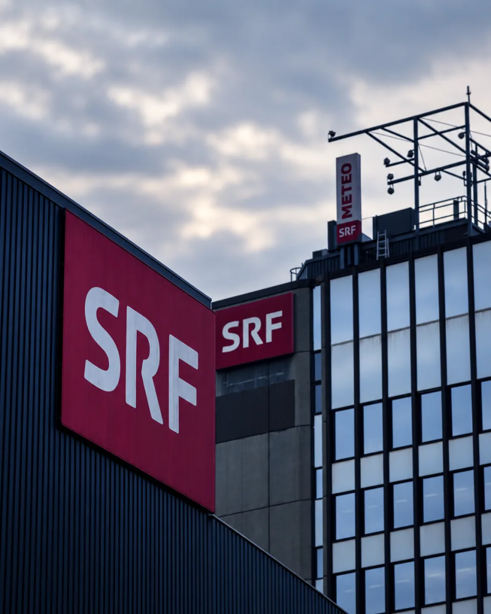 SRF-Gebäude als Archivmotiv zum Musikwelle-Jubiläum