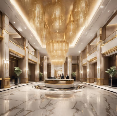 Hotel lobby